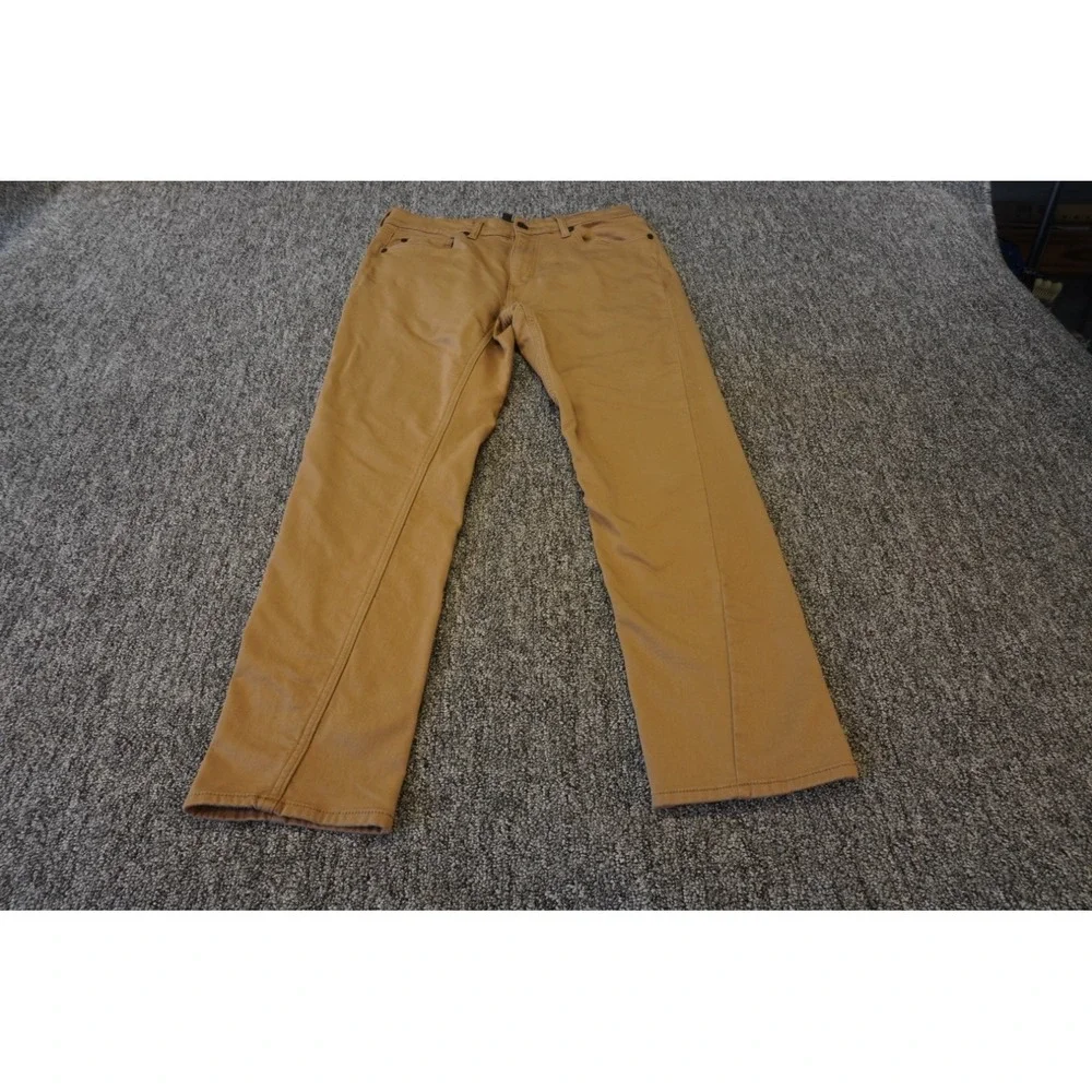 Banana Republic Pants Men 32x30 Khaki Cotton Stretch Casual Pockets Straight Leg